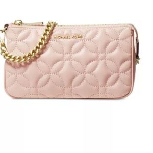 Brand new Michael Kors pink medium chain pouchette